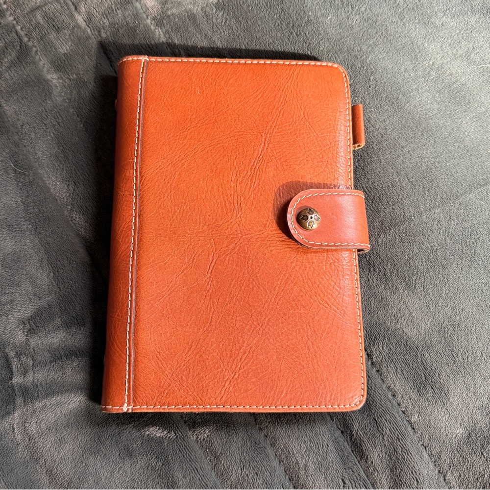 EUC, Patricia Nash Full Grain Leather Chieti Agenda/Planner - Picture 2 of 11
